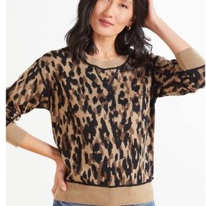 Animal print sweater